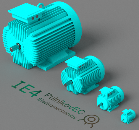 IE4 series of asynchronous motors